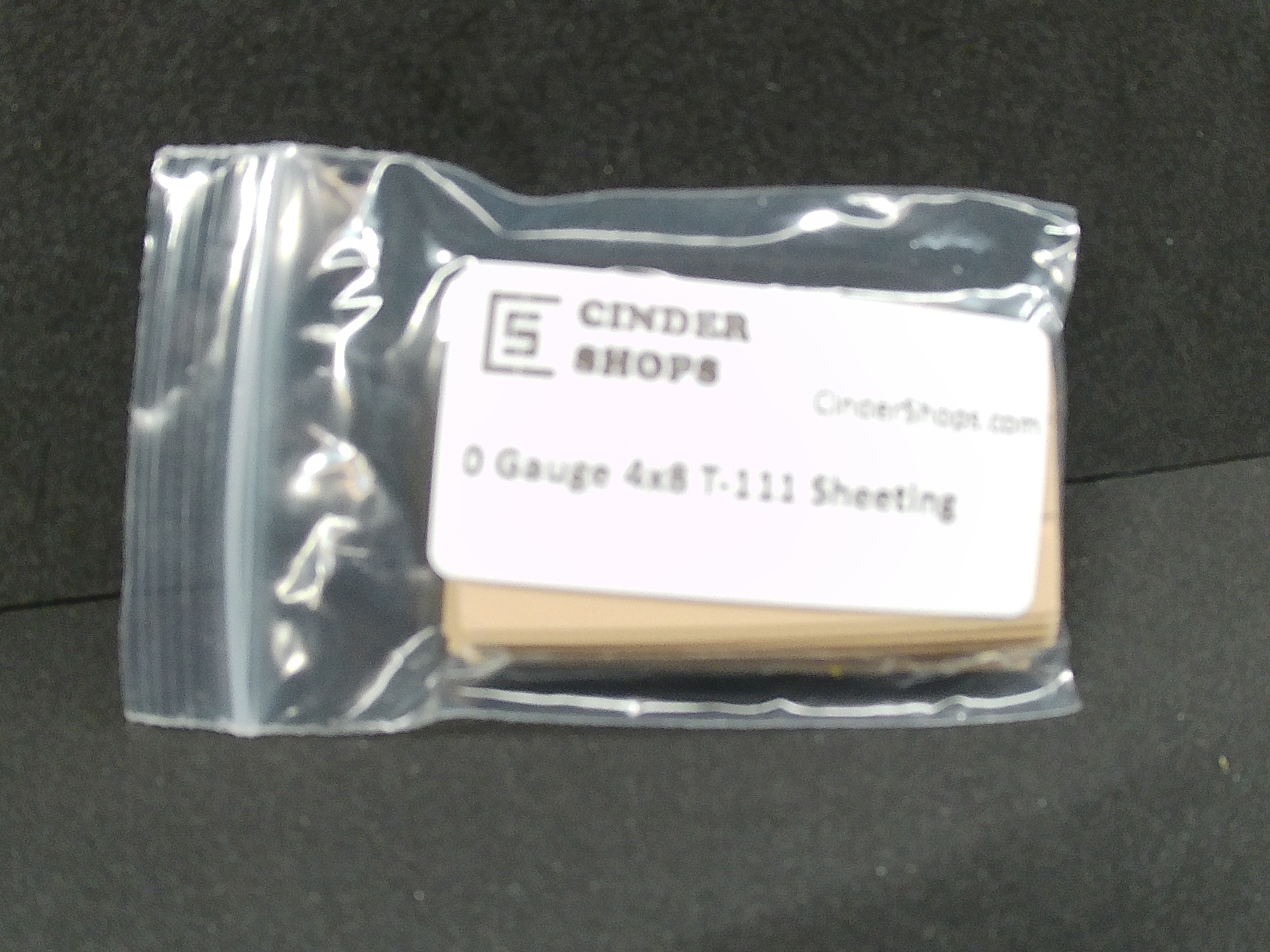 1:48 O Gauge (10) sheets of 4x8 T-111 Siding By Cindershops