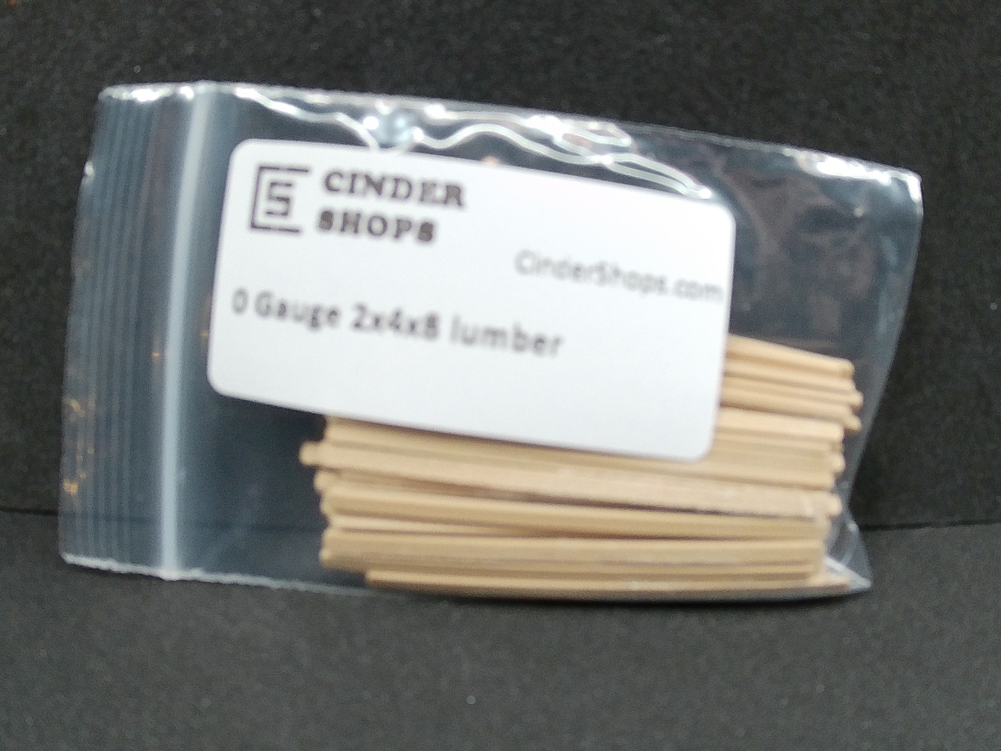 1:48 O Scale 2x4x8 Lumber (50pc Bulk Pack) - By Cindershops