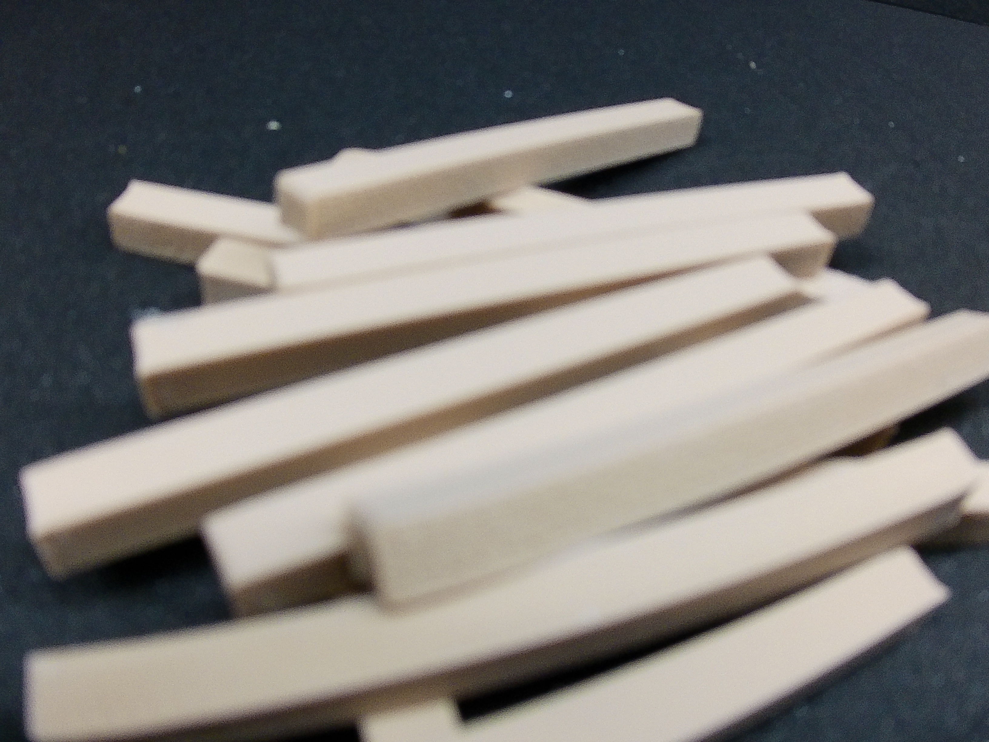 1:48 O Scale 6x6x8 Lumber (25 pc Bulk Pack) - By Cindershops