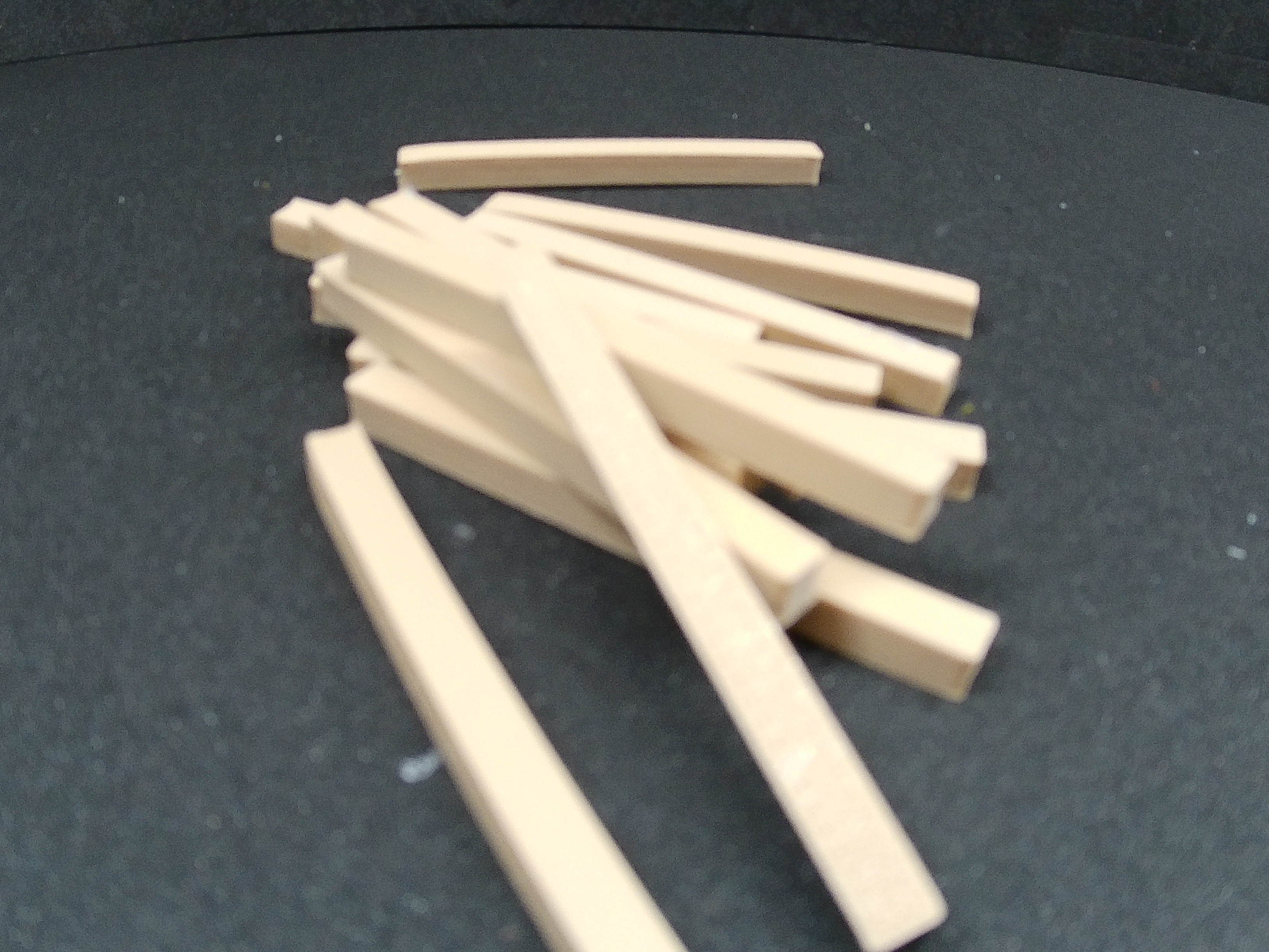 1:48 O Scale 6x6x8 Lumber (25 pc Bulk Pack) - By Cindershops