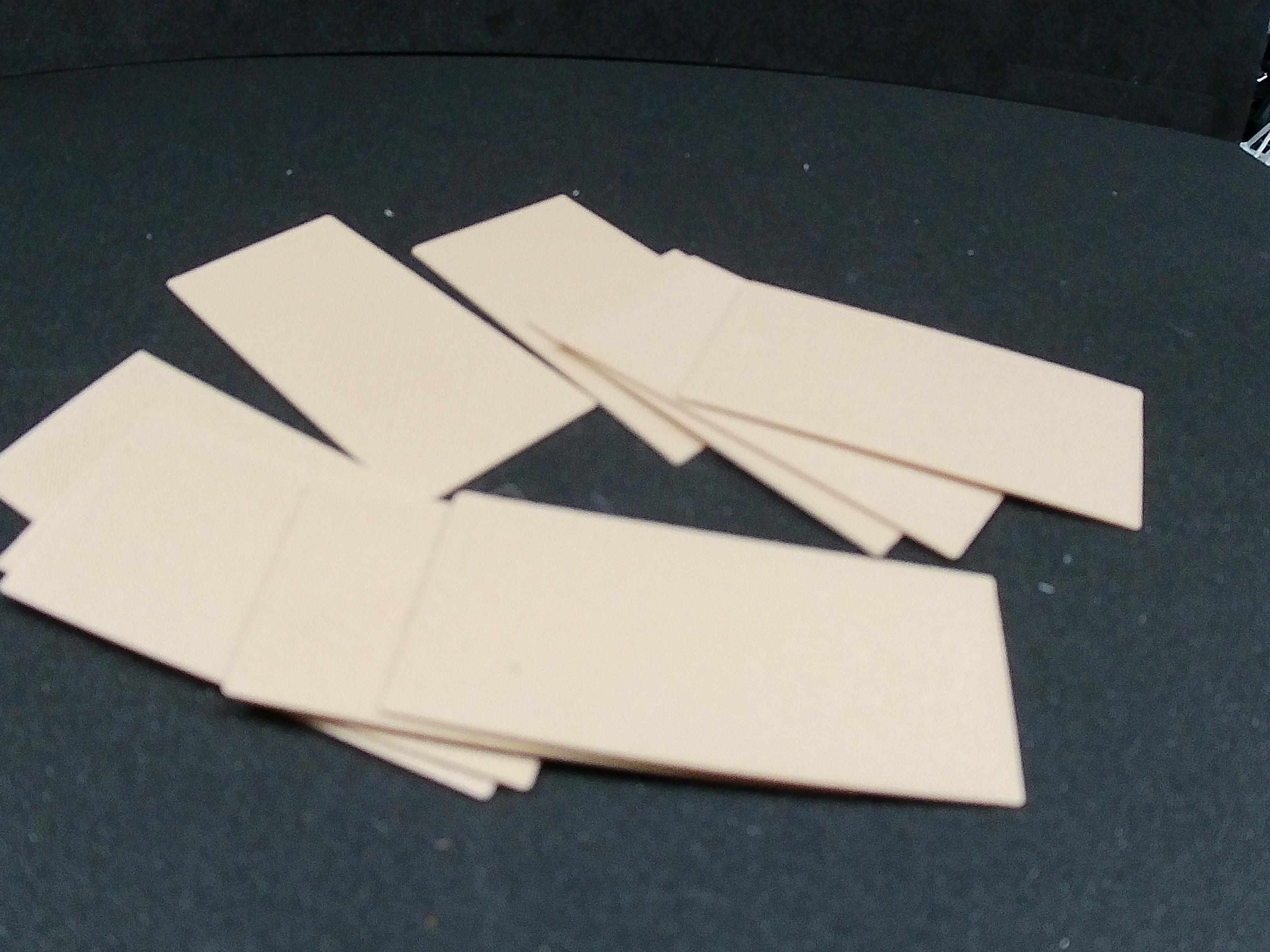 1:48 O Gauge (10) sheets of 4x8 3/4\" Plywood By Cindershops