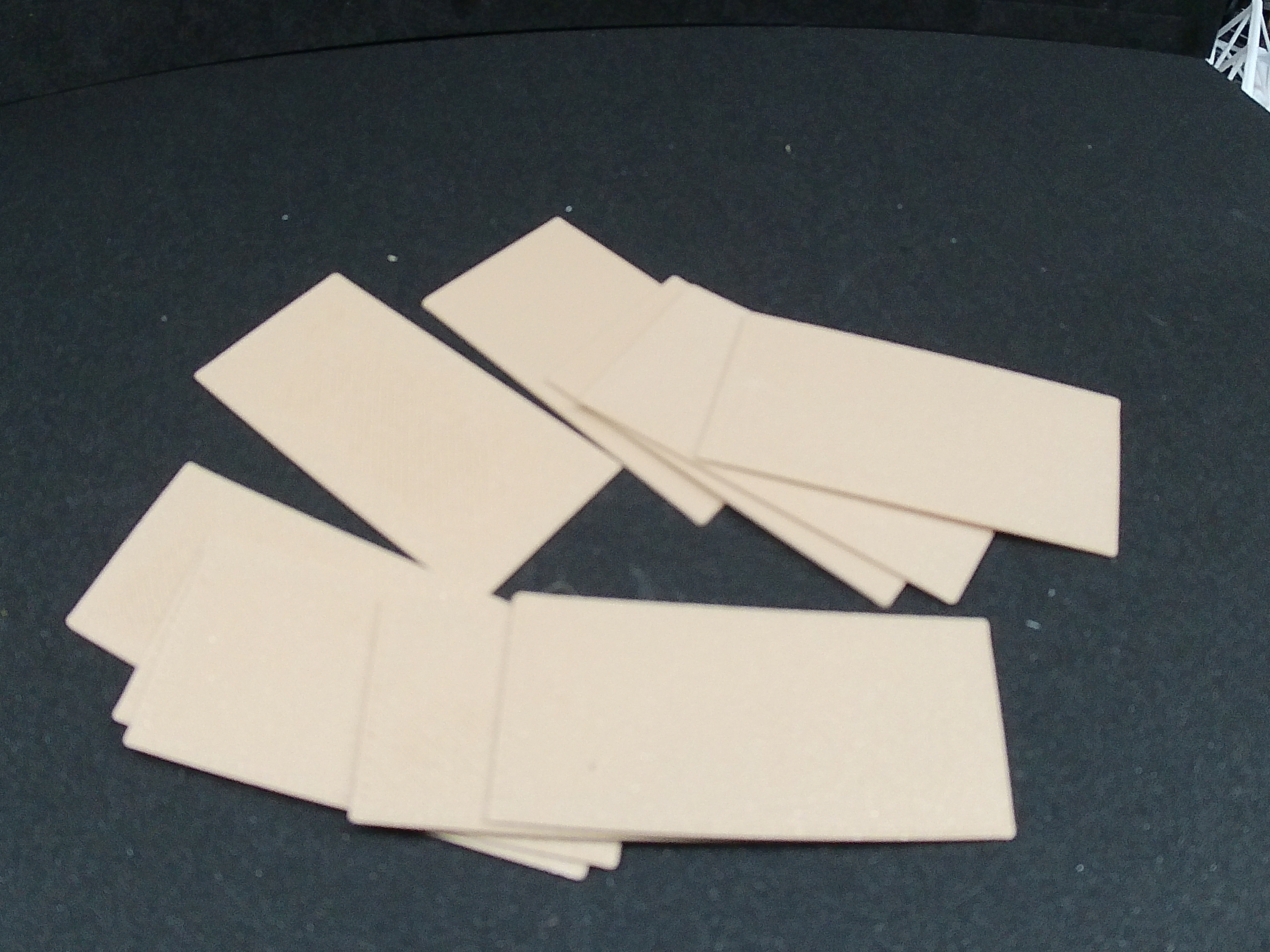 1:48 O Gauge (10) sheets of 4x8 3/4\" Plywood By Cindershops