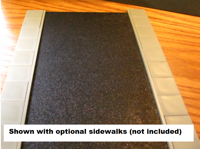 O & S Gauge Asphalt Road Set – Fits Lionel & American Flyer – Cinder Streets