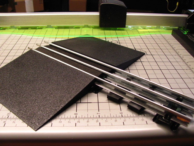 1:48 Gauge American Flyer Grade Crossings-Real Asphalt texture Cinder Streets