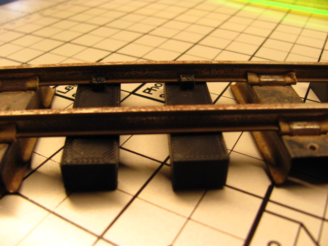 60 Railroad Ties (10 sections) -S Gauge-American Flyer Track Cinder Streets