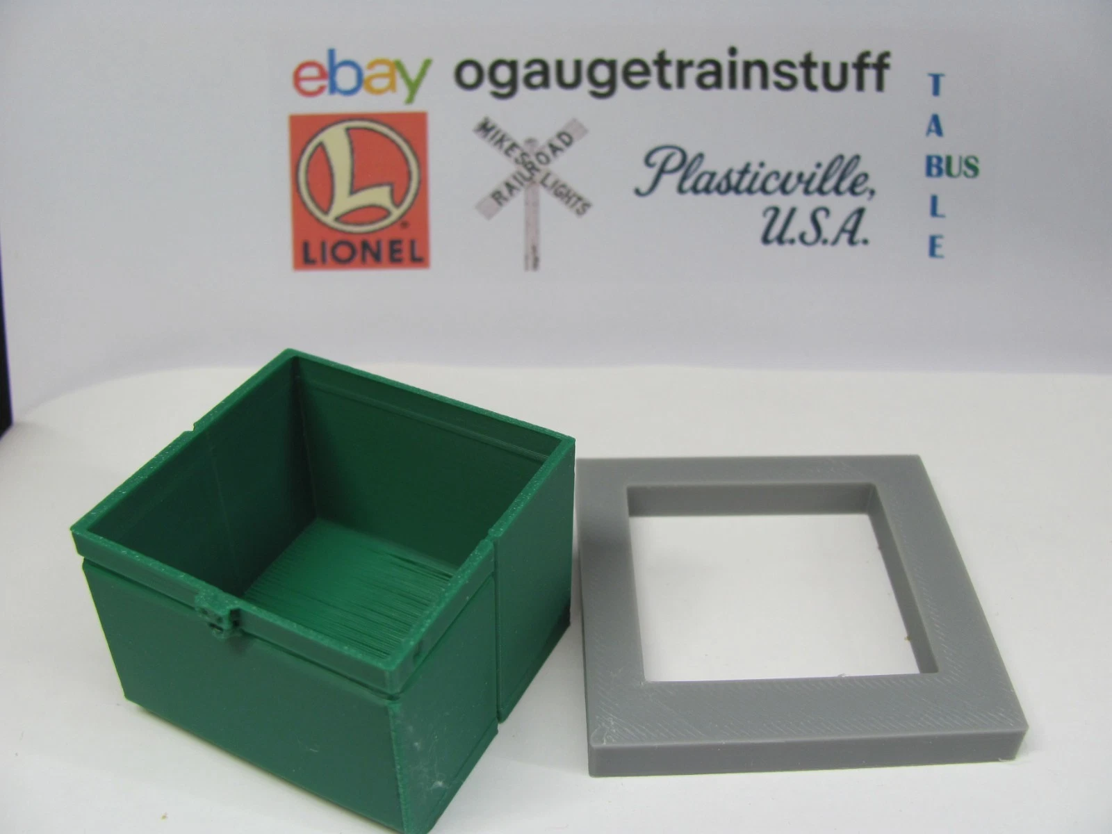 USA Made 1:48 O Scale Pad Mount Transformer and Pad