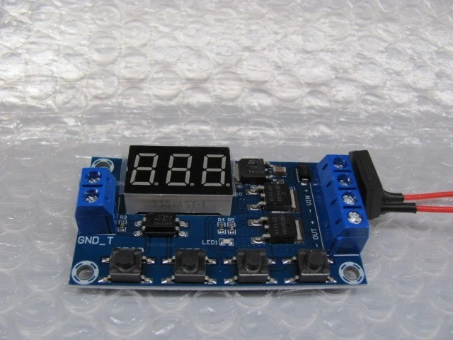 O Gauge 12 volt AC adjustable lighting timer from 1 sec to 999 min Free Shipping