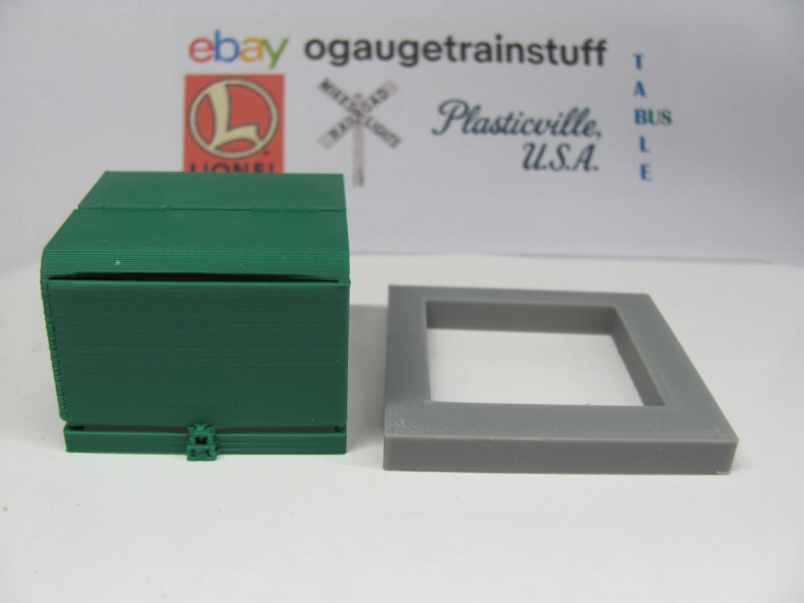 USA Made 1:48 O Scale Pad Mount Transformer and Pad