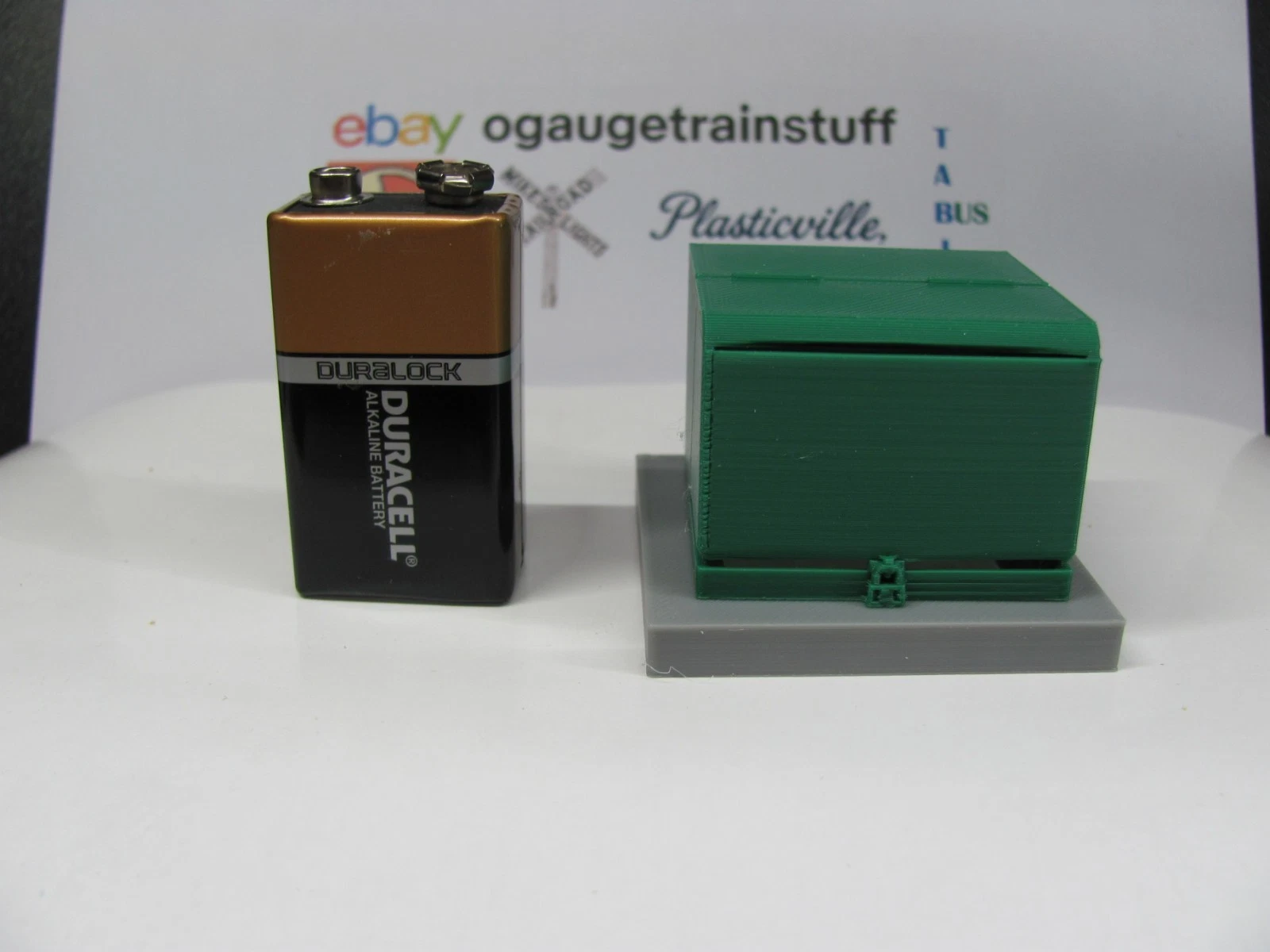 USA Made 1:48 O Scale Pad Mount Transformer and Pad