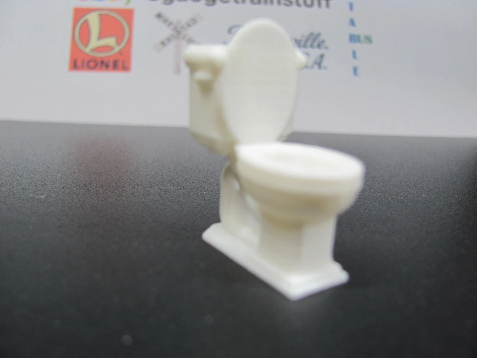 O Scale 1:48 (3) White Toilets Made in USA