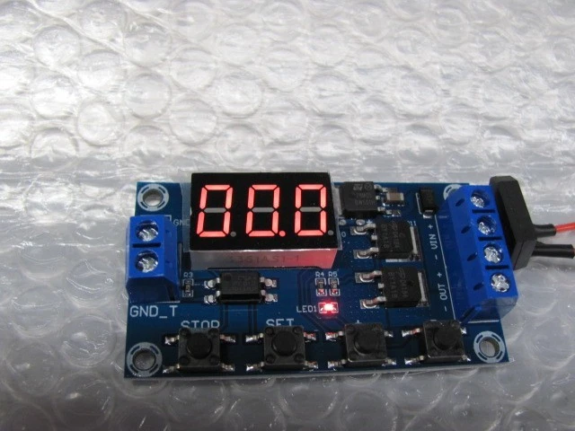 O Gauge 12 volt AC adjustable lighting timer from 1 sec to 999 min Free Shipping