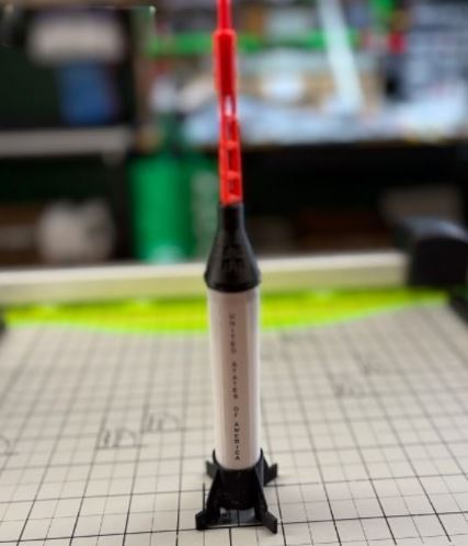 O Gauge NASA Mercury Atlas Rocket for Lionel 175 Gantry Cinder Shops