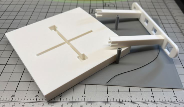 O Gauge Gas Station CANOPY Mod for Plasticville