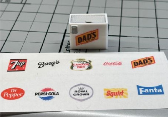 O-Gauge Vintage \"Slider-Style\" Soda Machine