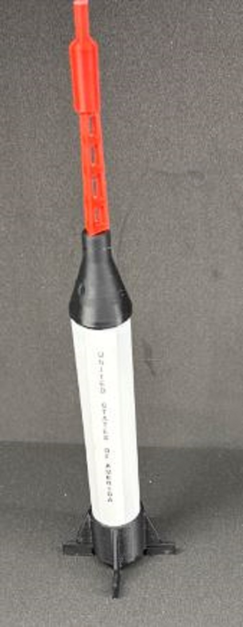 O Gauge NASA Mercury Atlas Rocket for Lionel 175 Gantry Cinder Shops