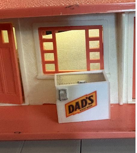 O-Gauge Vintage \"Slider-Style\" Soda Machine