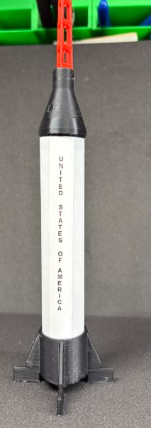 O Gauge NASA Mercury Atlas Rocket for Lionel 175 Gantry Cinder Shops