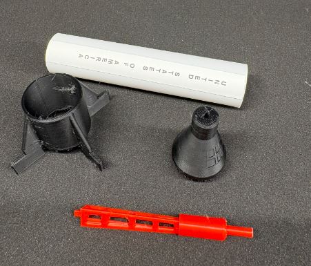 O Gauge NASA Mercury Atlas Rocket for Lionel 175 Gantry Cinder Shops