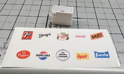 O-Gauge Vintage \"Slider-Style\" Soda Machine