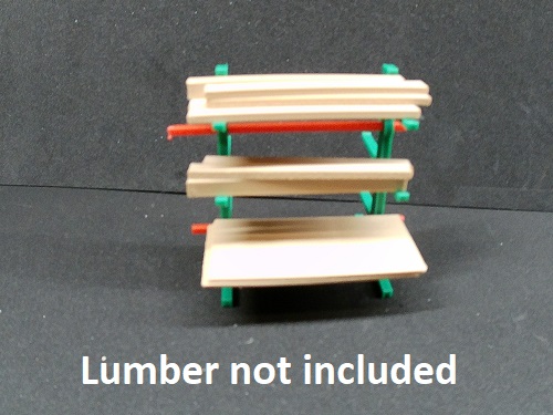 O-Gauge Doube Sided Cantilever Rack by Cinder Shops