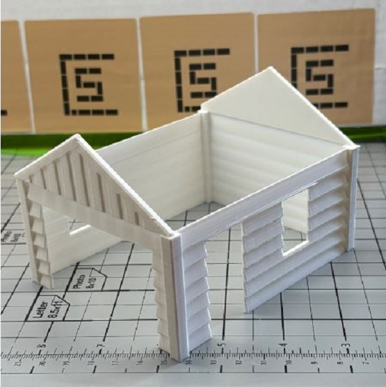 1:48 O-Gauge Plasticville Friendly Detached Garage by Cinder Shops