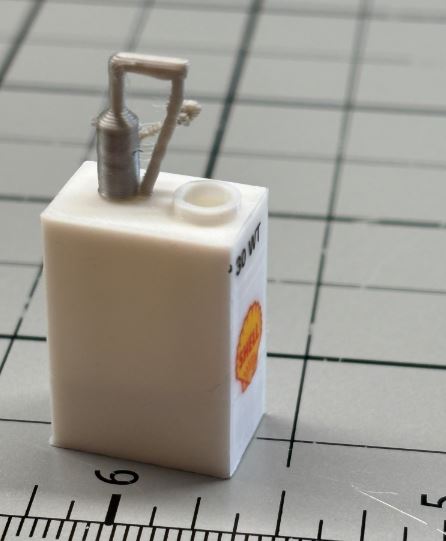 O Gauge Vintage \"Lubester\" Bulk Oil Dispenser by Cinder Shops