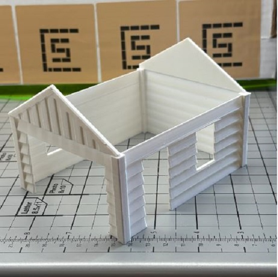 1:48 O-Gauge Plasticville Friendly Detached Garage by Cinder Shops