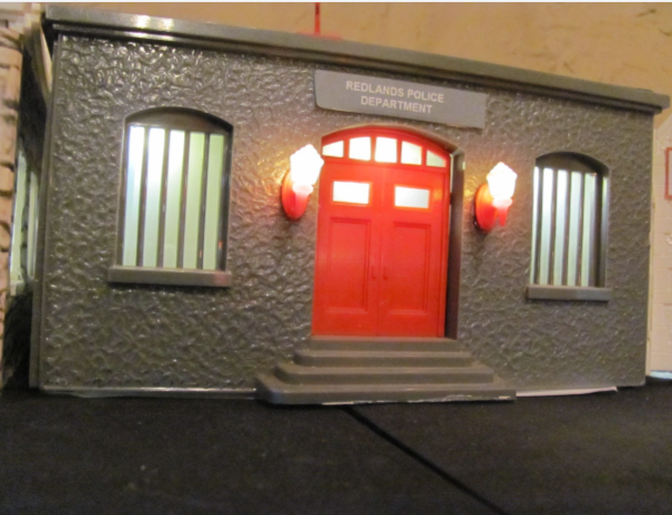 Red Door lights-Fits Plasticville