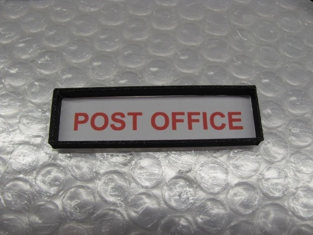 O Scale 1:48 (15) Framed signs includes 39 sign face choices