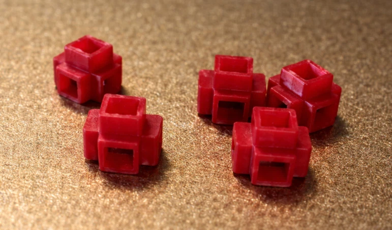 HO Scale Steel I-Beam Double-Cross Connectors (5 pcs) – Steel City