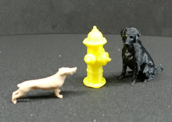 1:48 0 Scale \"The Local Legends\" Dog & Hydrant Set - Caesar & Sluggo Cindershops