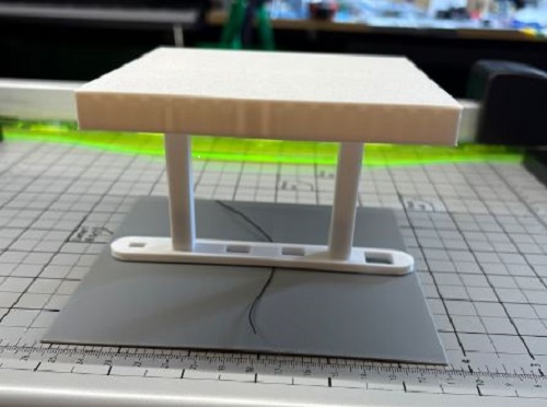 O Gauge Gas Station CANOPY Mod for Plasticville