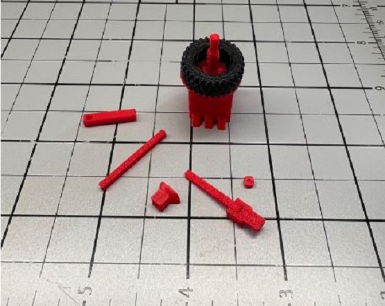 O-Gauge Vintage Service Station Tire Machine by Cinder Shops