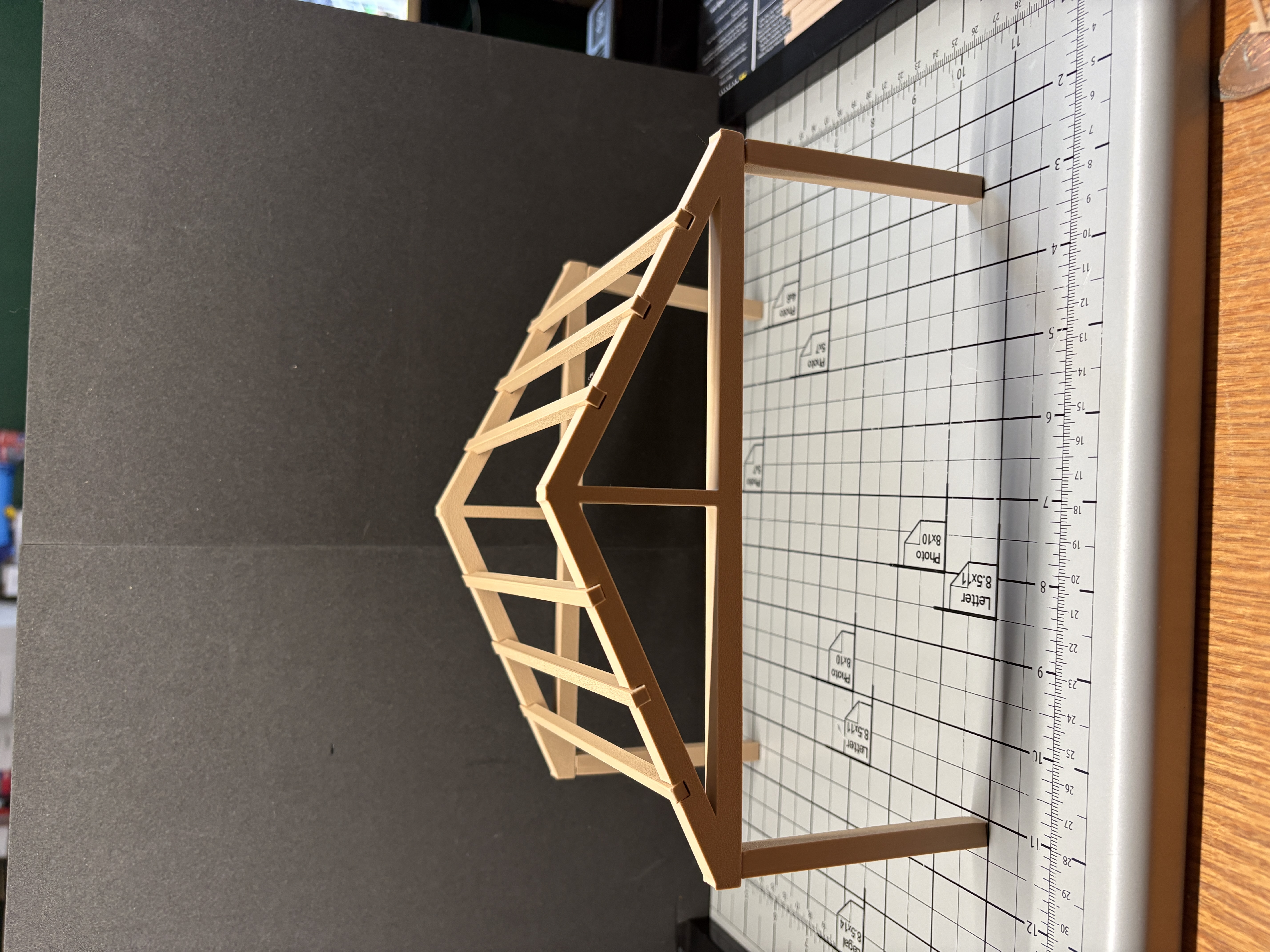 1:48 O-Gauge Structural Pole Barn Framework Kit By Cinder Shops